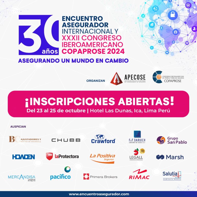 ¡Inscripciones abiertas!: XXXII Congreso Iberoamericano COPAPROSE Perú 2024