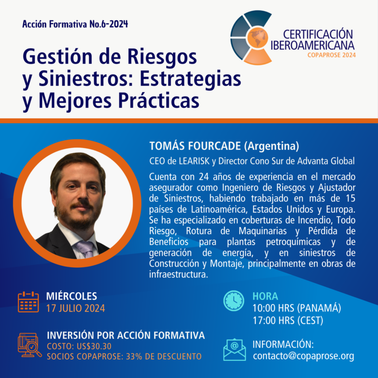 Acción Formativa «Gestión de Riesgos y Siniestros: Estrategias y Mejores Prácticas»