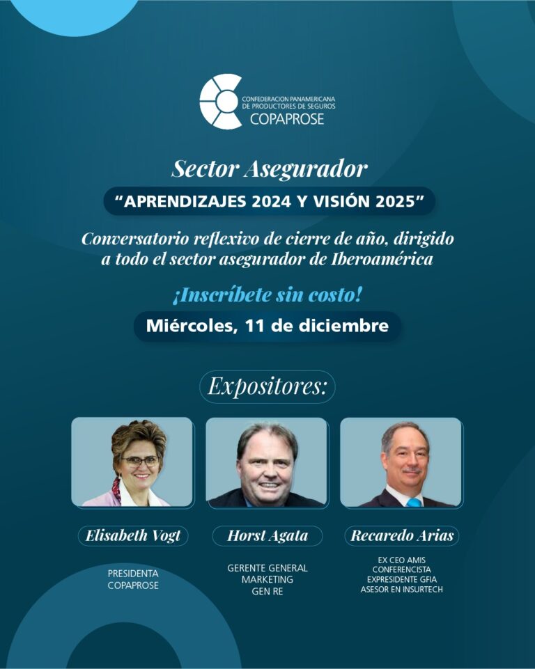 Conversatorio de fin de Año: “Sector Asegurador: Aprendizajes 2024 y Visión 2025”