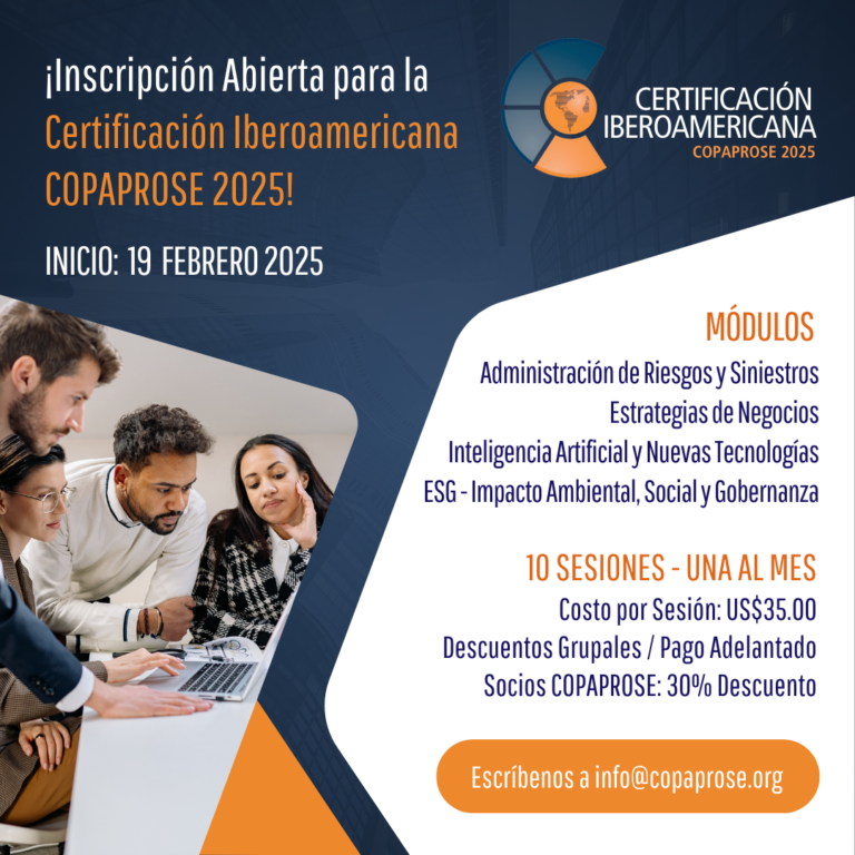 COPAPROSE inicia su Certificación Iberoamericana 2025