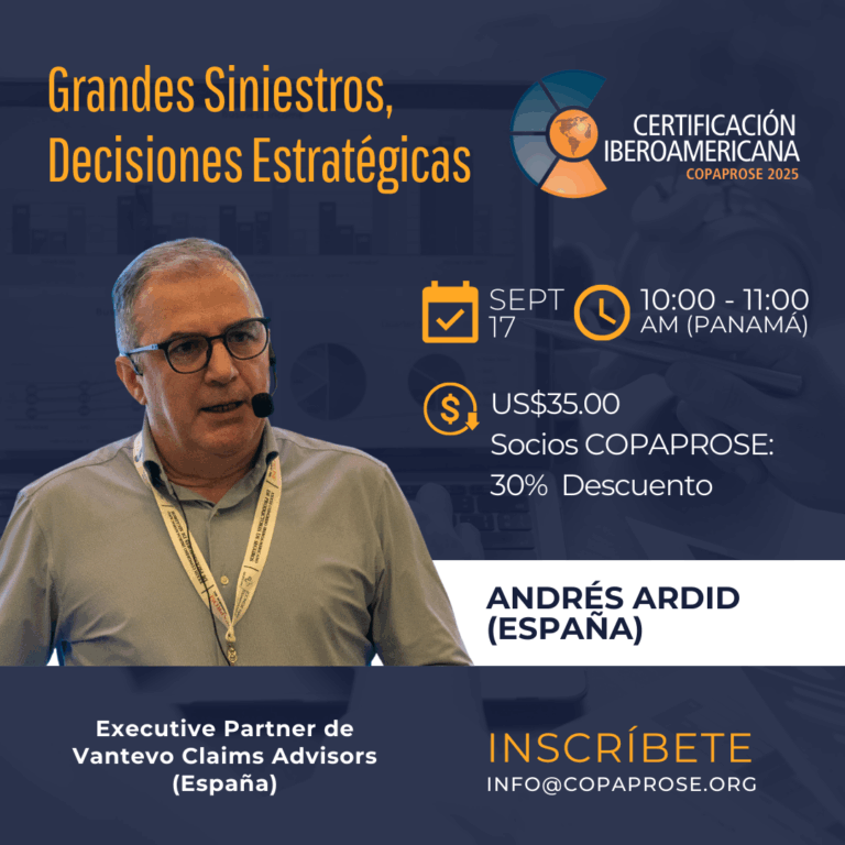 Certificación: Grandes Siniestros, Decisiones Estratégicas