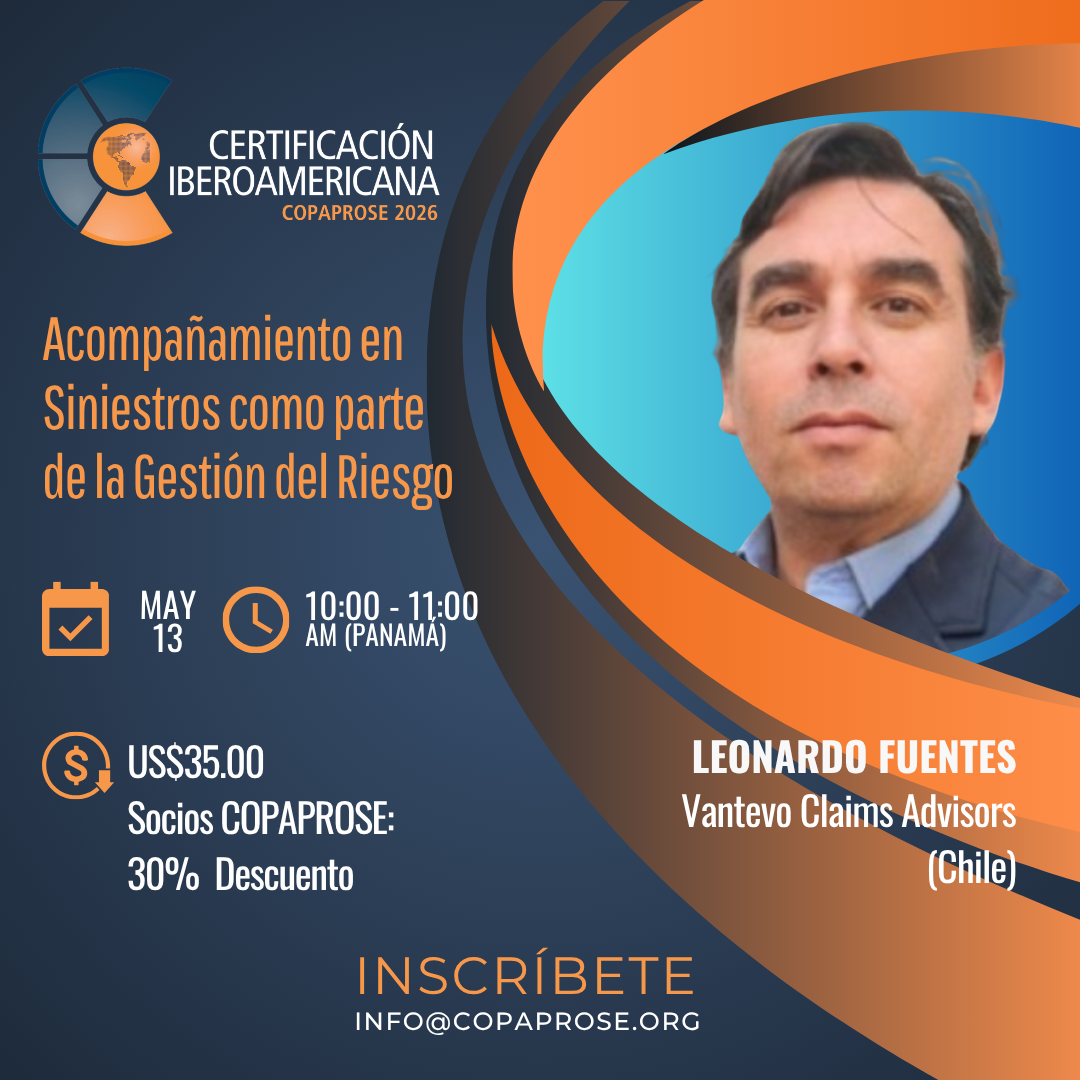 Certificación: Acompañamiento en Siniestros como parte de la Gestión de Riesgos