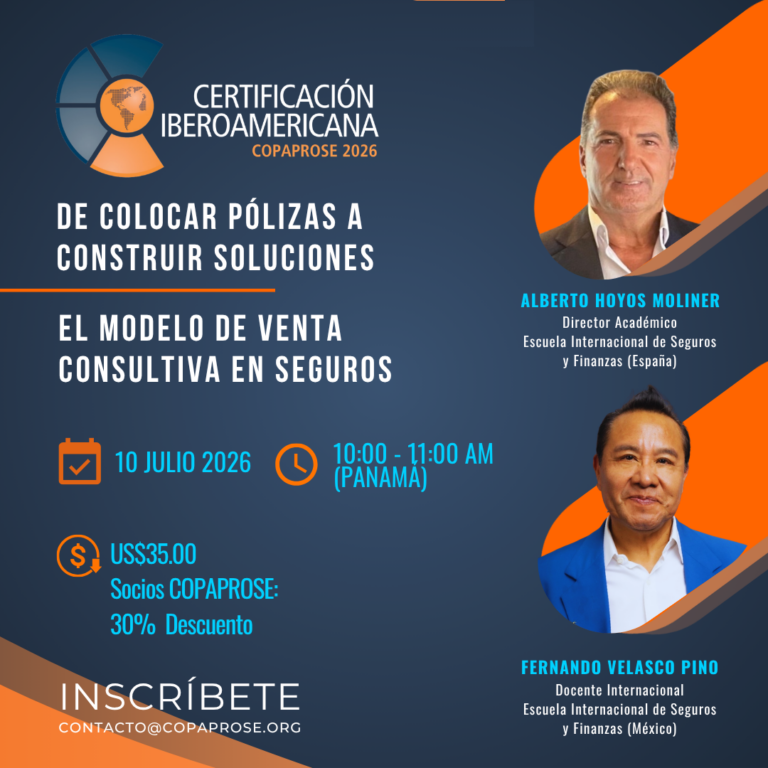 Certificación: De colocar pólizas a construir soluciones. El modelo de venta consultiva en seguros